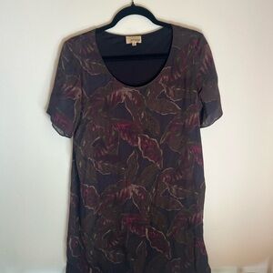 Wilfred Free Leaf Print Dress